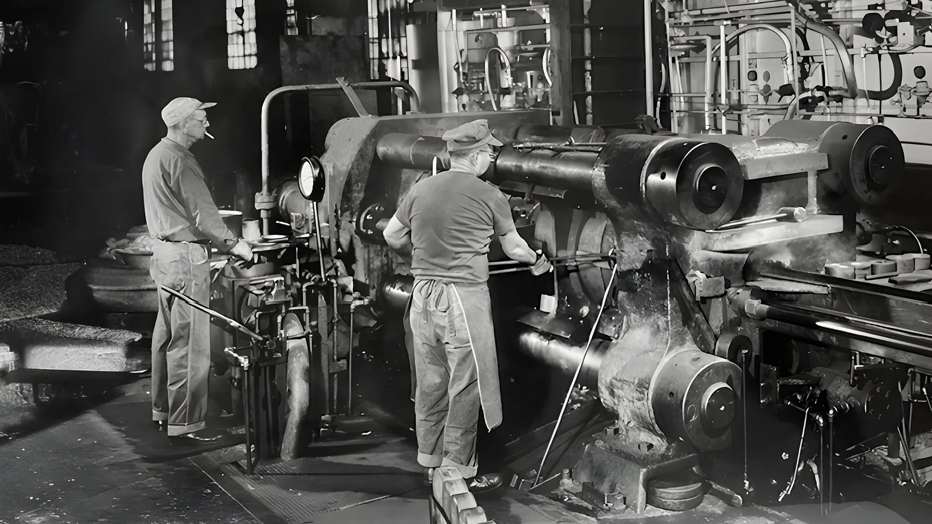Men Working at Brass Press_HD